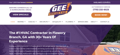 The HVAC Marketing Package for Gee HVAC